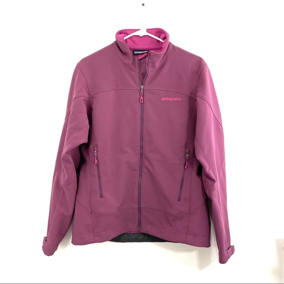 Patagonia Jackets & Blazers - Patagonia Adze Berry Purple Polartec Fleece Lined Waterproof Windbreaker Jacket